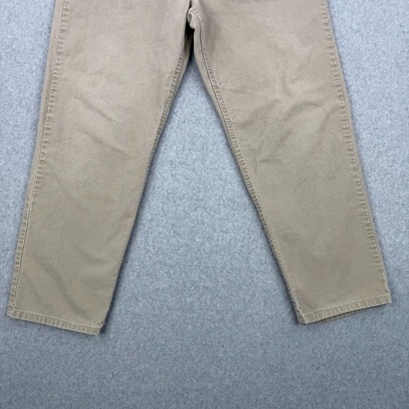 Vintage Levis Jeans Mens 38x30 (Fits 38x28) Beige 550 Relaxed Fit Made In USA - Picture 3 of 16